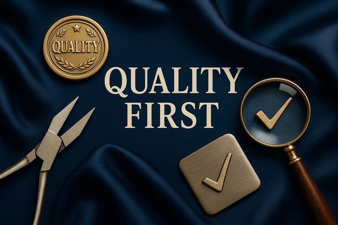 generate the image which show we values for quality . quality first